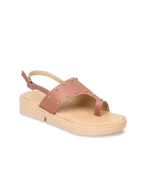 

VALIOSAA Women Pink Embellished Sandals