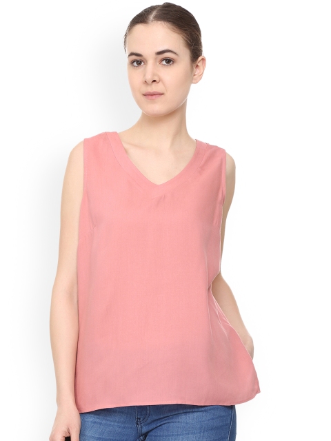 

Van Heusen Woman Women Pink Solid Top