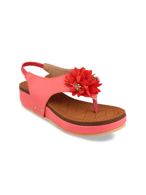 

Shoetopia Women Peach-Coloured Solid Heels