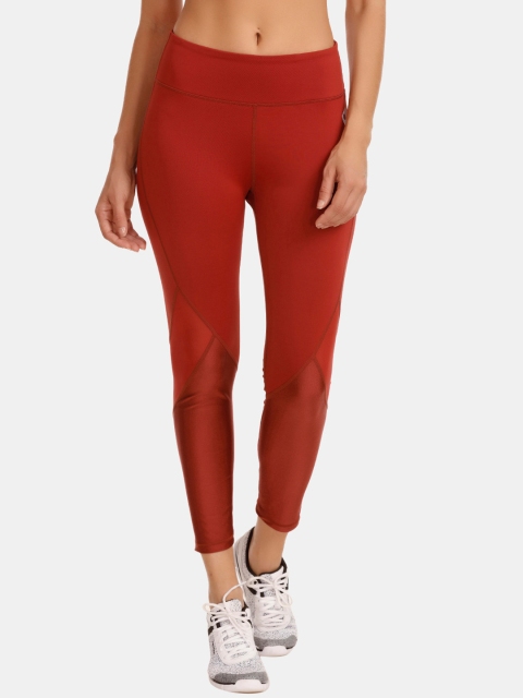 

Zelocity Women Maroon Solid Tights