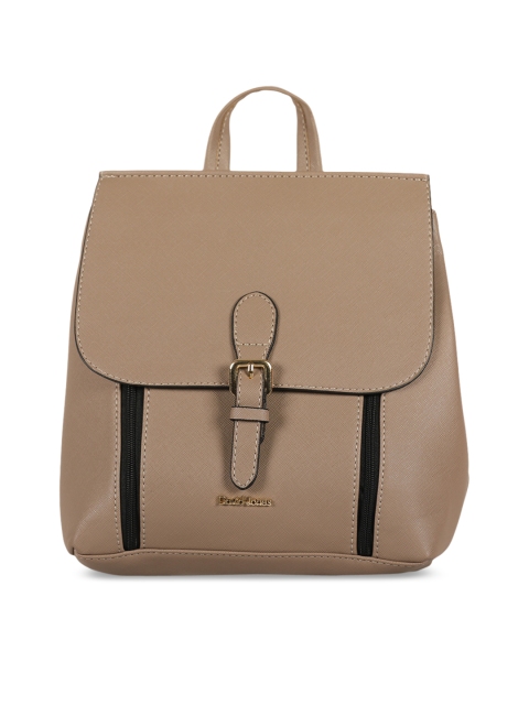 

David Jones Women Nude-Coloured Solid Backpack