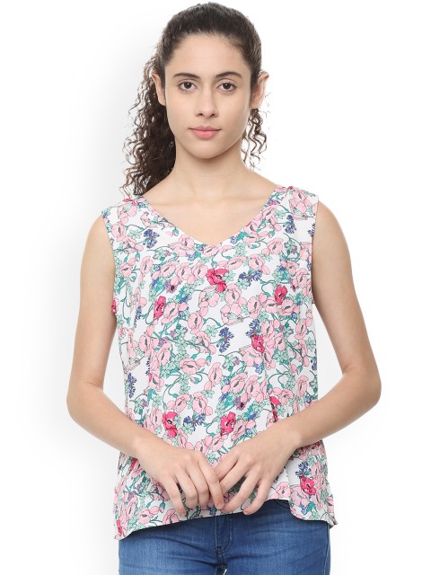 

Van Heusen Woman Multicoloured Printed Top, Multi