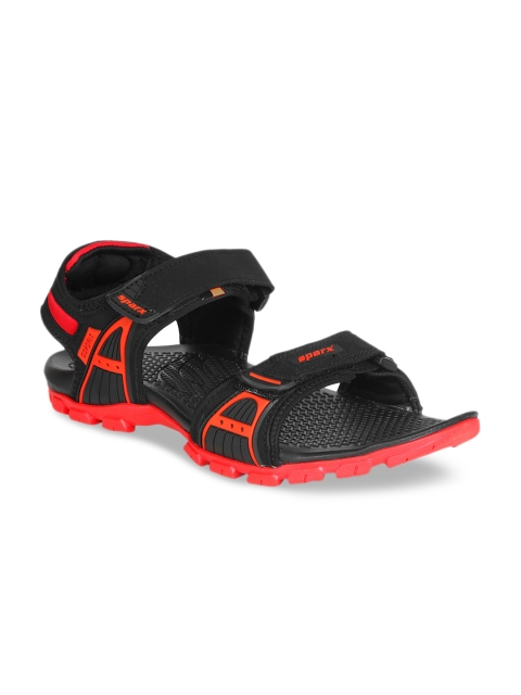 

Sparx Men Black & Black Comfort Sandals