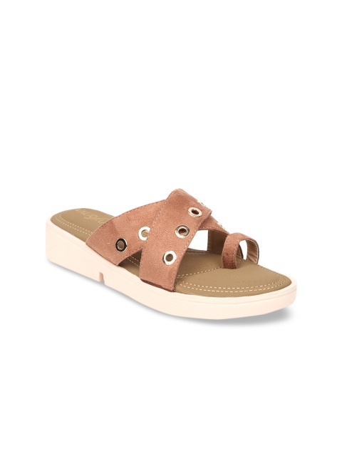 

VALIOSAA Women Pink Solid Sandals