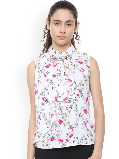 

Van Heusen Women White Printed Top