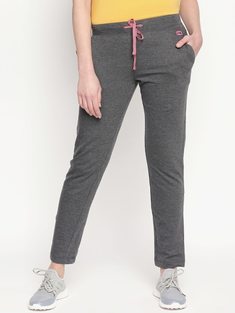 

Ajile by Pantaloons Women Charcoal Grey Solid Straight-Fit Track Pants