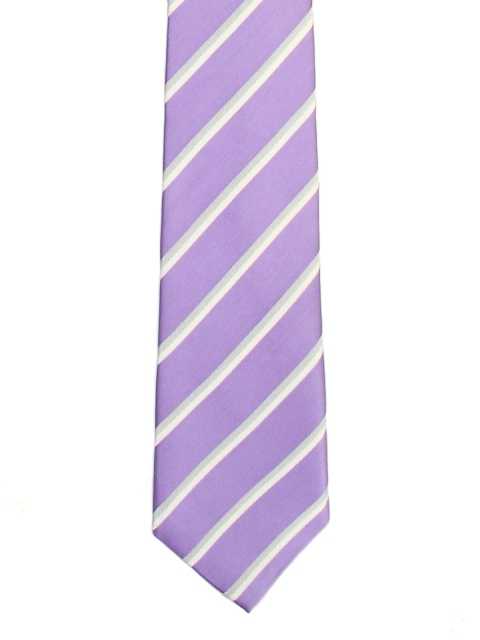 

Tossido Purple Striped Broad Tie