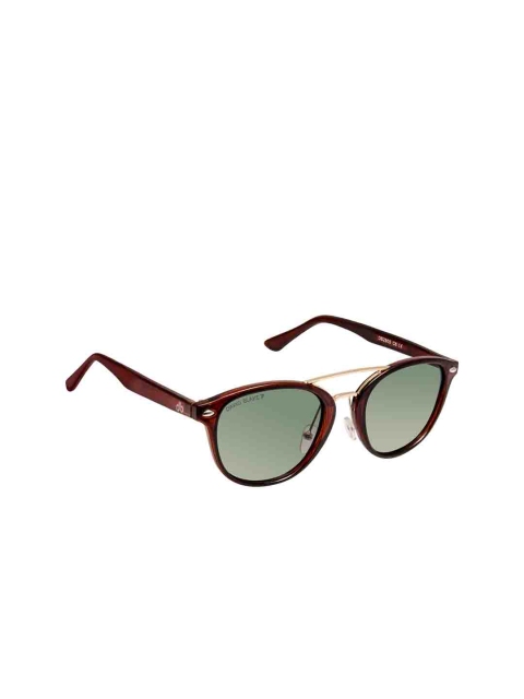 

David Blake Unisex Round Sunglasses SGDB1714x2805C6, Green