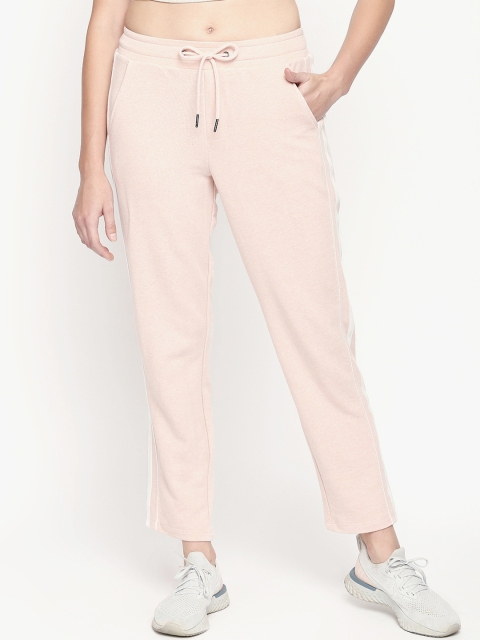 

Ajile by Pantaloons Women Pink Solid Straight-Fit Track Pants