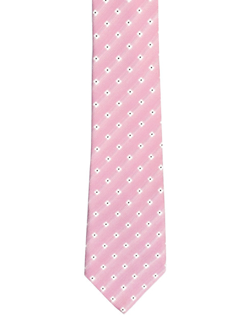 

Tossido Pink Printed Broad Tie