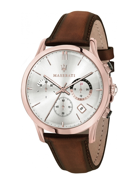 

Maserati Men Silver-Toned Analogue Watch R8871633002
