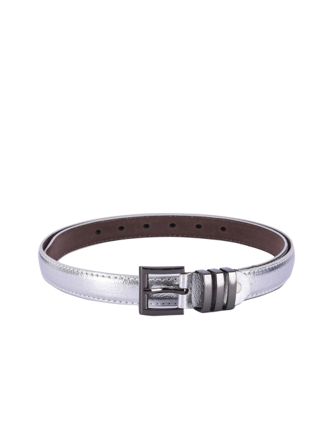 

BuckleUp Women Silver-Toned Solid Belt