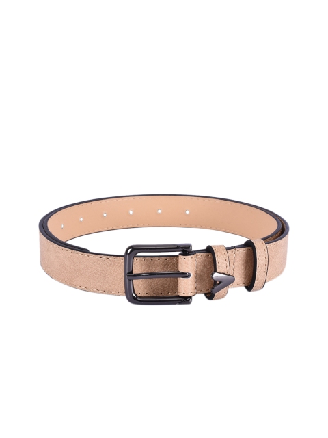 

BuckleUp Women Peach-Coloured Solid Belt
