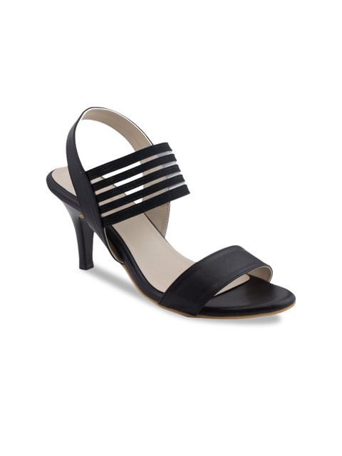 

Monrow Women Black Solid Sandals
