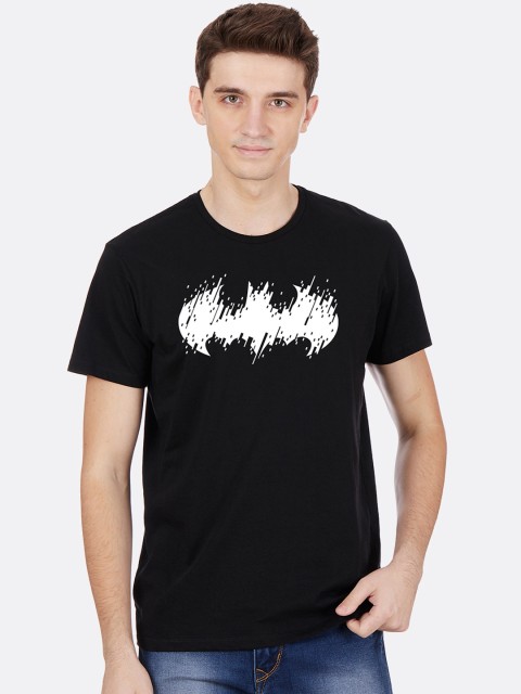 

Free Authority Men Black Batman Printed T-shirt
