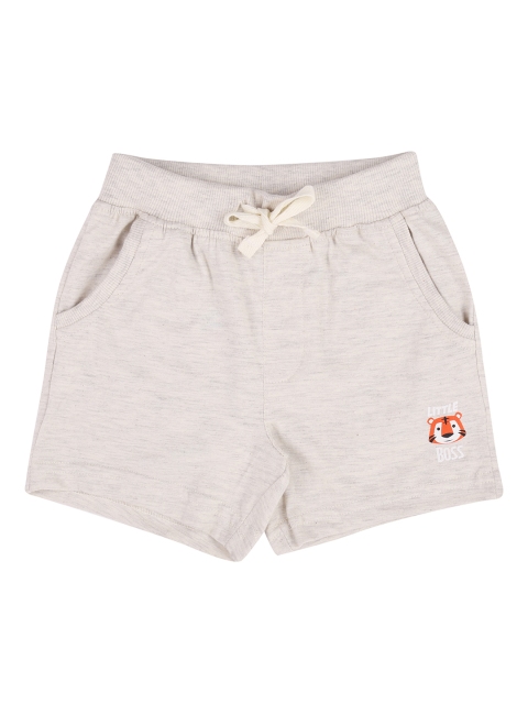 

Pantaloons Baby Boys Taupe Solid Regular Fit Regular Shorts