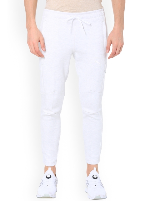 

Puma Men White Solid Straight-Fit Tracks Pants