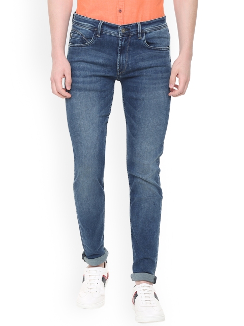

Solly Jeans Co. Men Blue Slim Fit Mid-Rise Clean Look Jeans