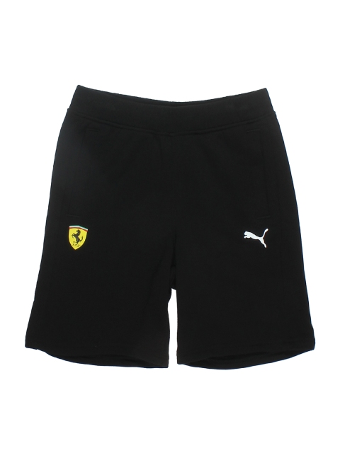 

Puma Boys Black Solid Regular Fit SF Sports Shorts
