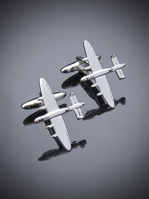 

shaze Silver-Plated Quirky Cufflinks