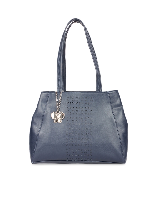 

Butterflies Navy Blue Solid Shoulder Bag