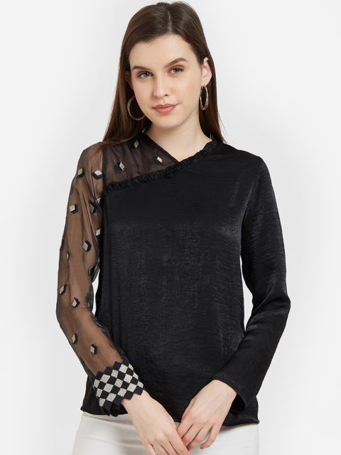 

Soie Women Black Solid Top