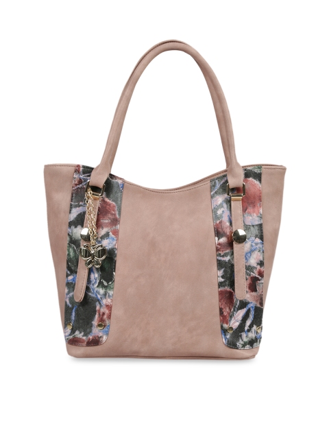 

Butterflies Nude-Coloured Printed Shoulder Bag