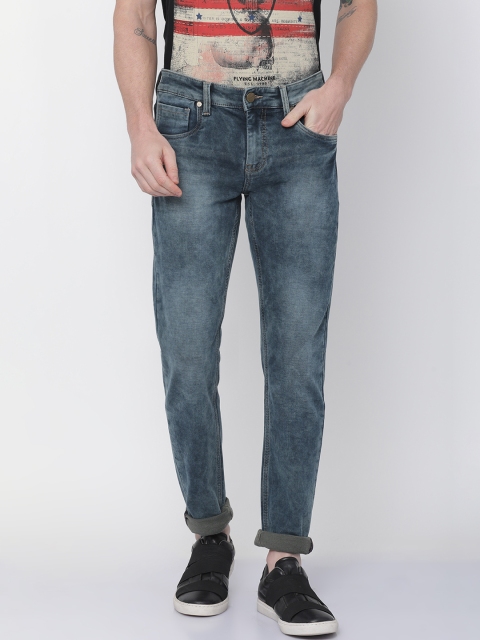 

Nature Casuals Men Blue Slim Fit Mid-Rise Clean Look Jeans