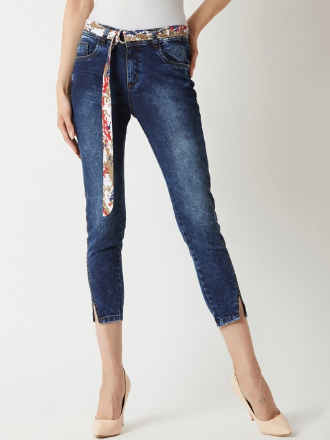 

Miss Chase Women Navy Blue Skinny Fit High-Rise Clean Look Jeans