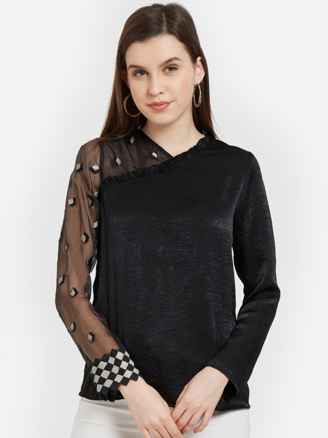 

Soie Women Black Solid Top