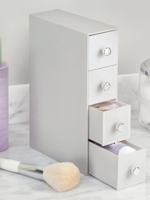 

INTERDESIGN Grey Solid Drawer Organizer