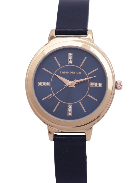 

Swiss Design Women Blue Analogue Watch SD-284-IPR