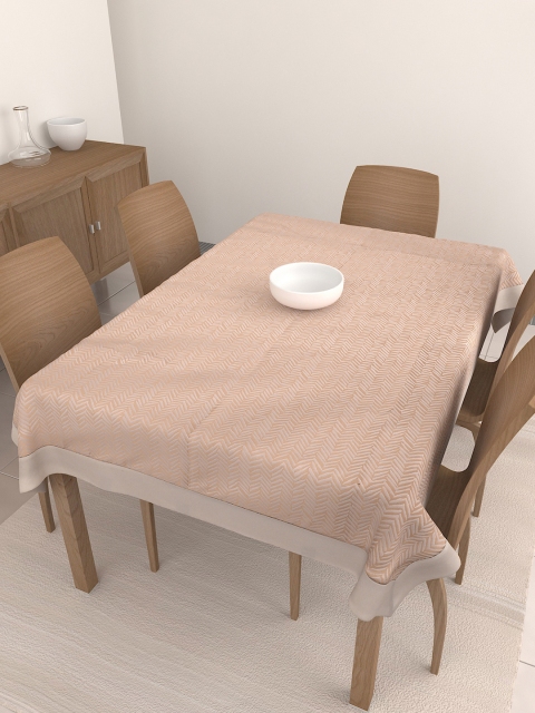 

S9home by Seasons Mauve Self Design Rectangle Table Cover