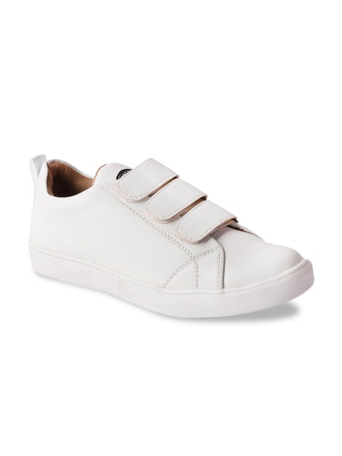 

FAUSTO Men White Slip-On Sneakers