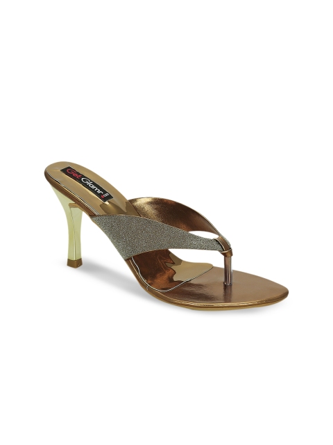 

Get Glamr Women Copper-Toned Solid Heels