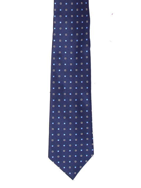 

Tossido Blue Printed Broad Tie