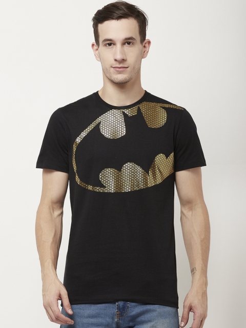 

Free Authority Men Black Batman Printed T-shirt