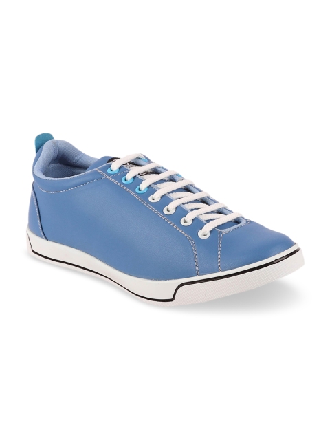 

FAUSTO Men Turquoise Blue Sneakers