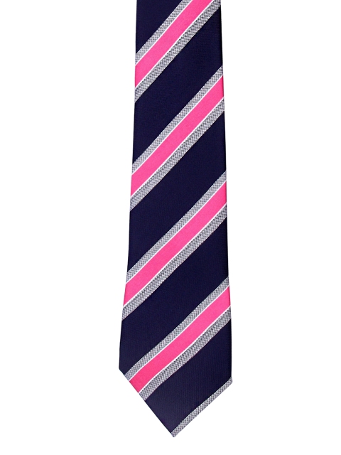 

Tossido Blue & Pink Striped Broad Tie