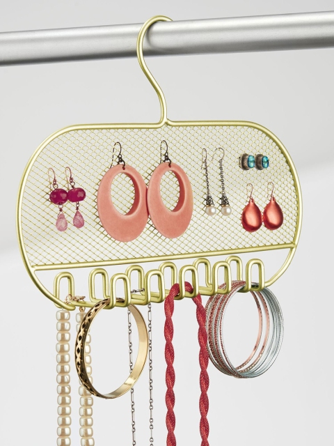 

INTERDESIGN Gold-Toned Classico 11 Hooks Bar Hanger