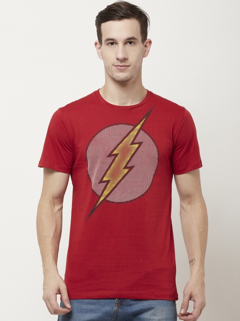 

Flash By Free Authority Deep Red Men's Half Sleeve T-shirt