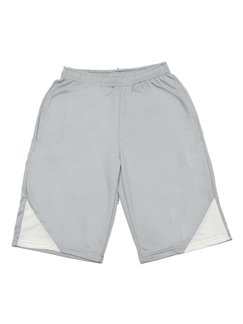

TINY HUG Boys Grey Solid Regular Fit Regular Shorts