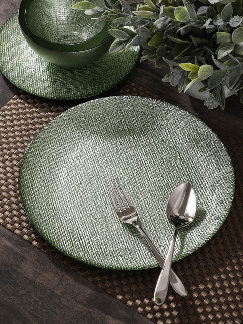 

Pure Home and Living Green Textured Ceramic Set