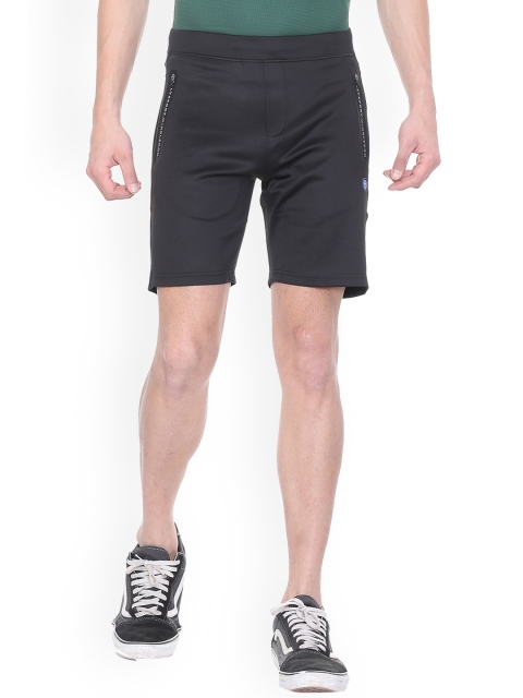 

Solly Sport Men Black Solid Regular Fit Regular Shorts