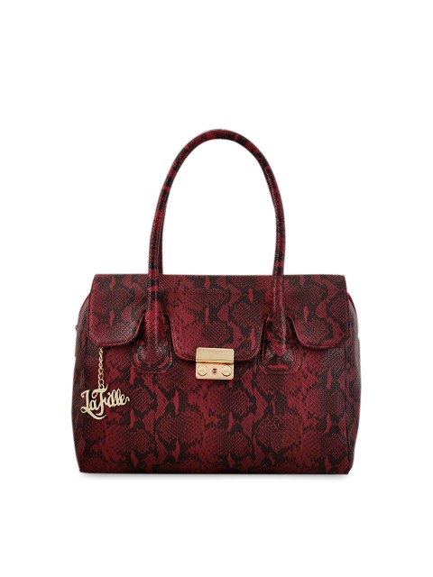 

LaFille Women Maroon Printed Handheld Bag