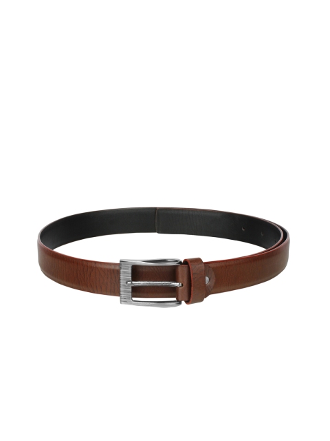 

Swiss Design Men Brown Solid Leather Belt