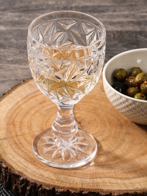 

Pure Home and Living Set of 4 Transparent Wine Glasses