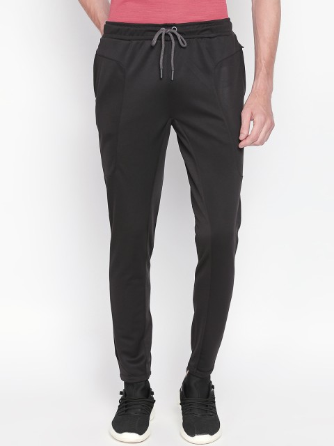 

Ajile by Pantaloons Men Black Solid Slim-Fit Trackpant