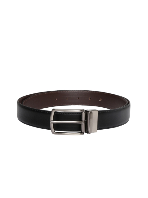 

CRUSSET Men Black & Brown Reversible Solid Belt
