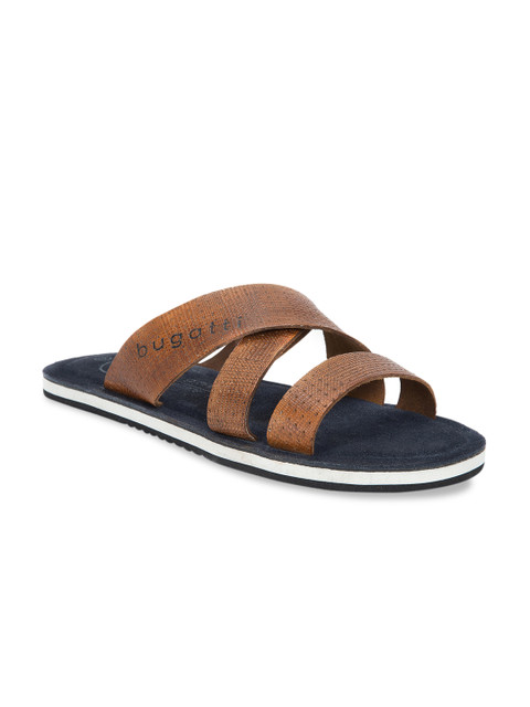 

Bugatti Men Brown Leather Sandals